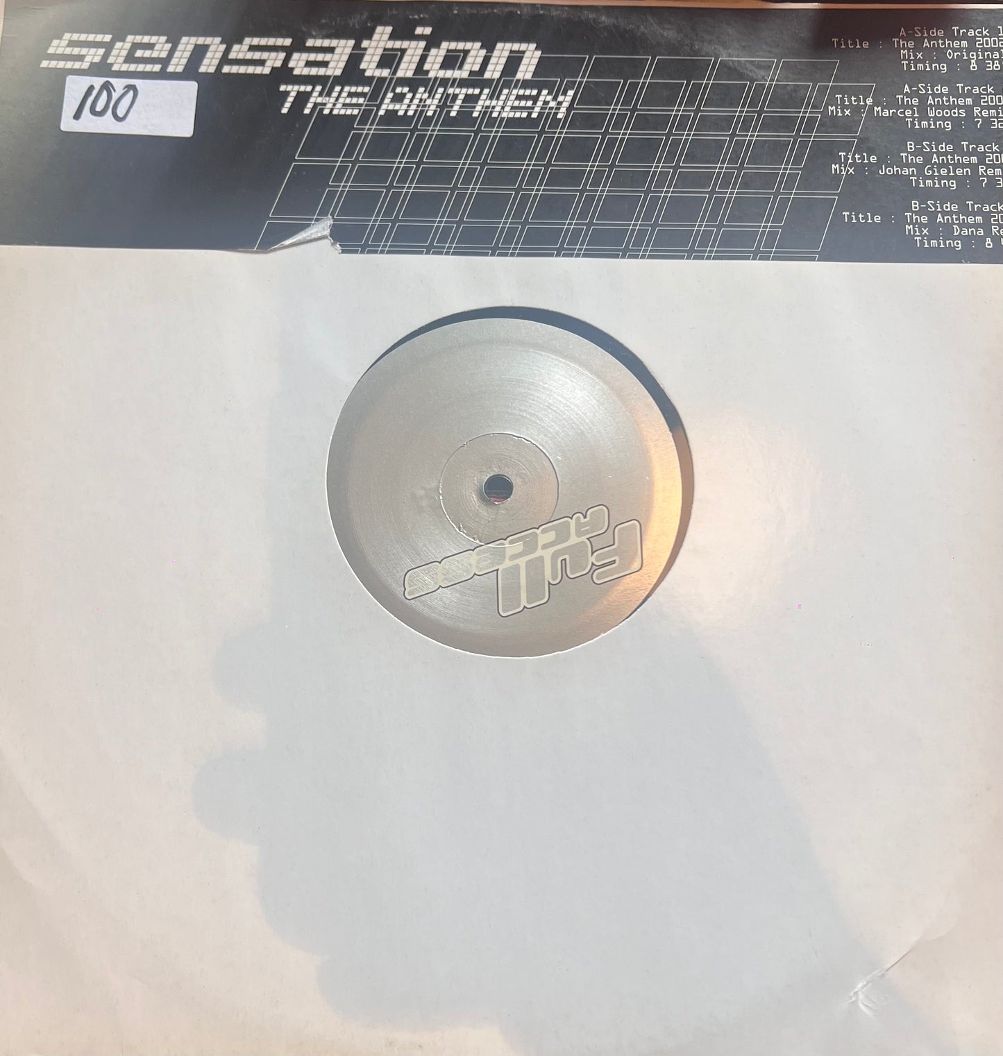 Sensation - The Anthem 2002