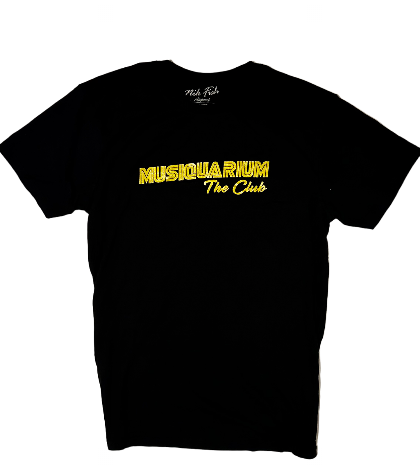 MUSIQUARIUM The Club - LIMITED EDITON T-SHIRT METALLIC GOLD (MENS)