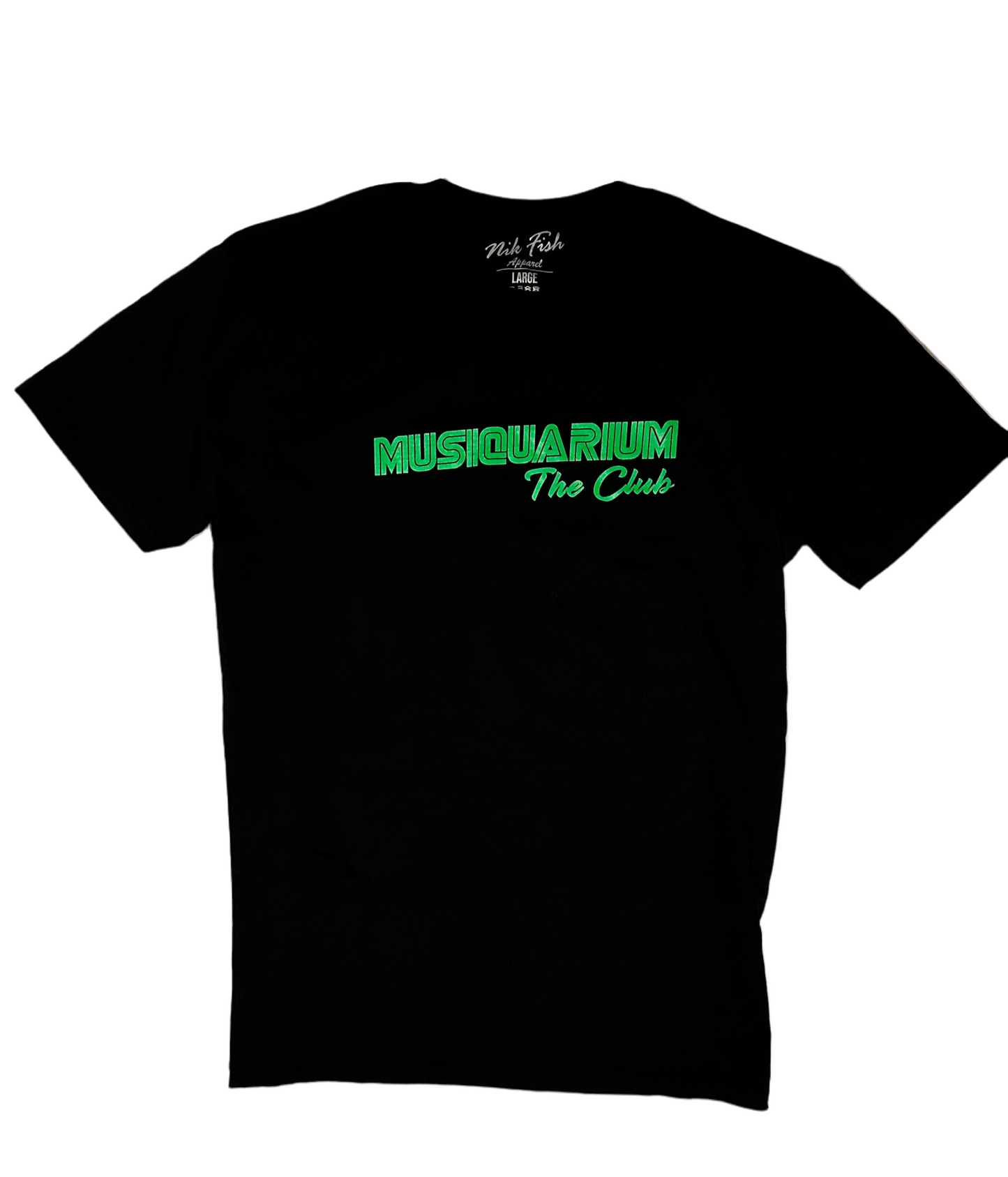 MUSIQUARIUM The Club - LIMITED EDITON T-SHIRT FLURO GREEN (MENS)