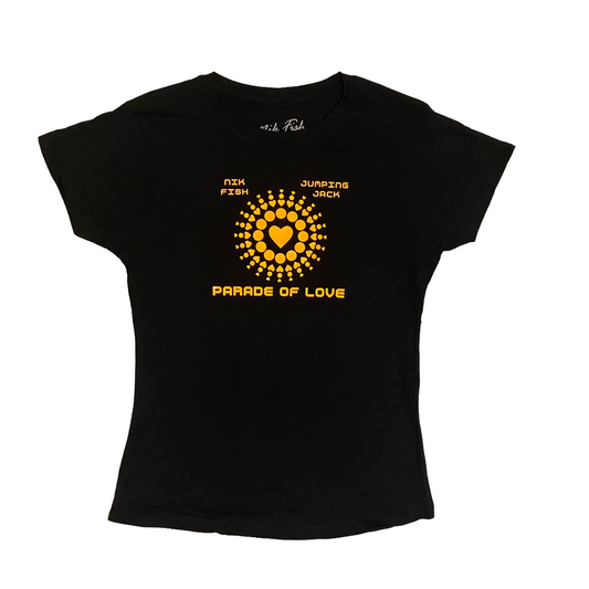 PARADE OF LOVE - Official Event T-Shirt - ORANGE PRINT (WOMENS)