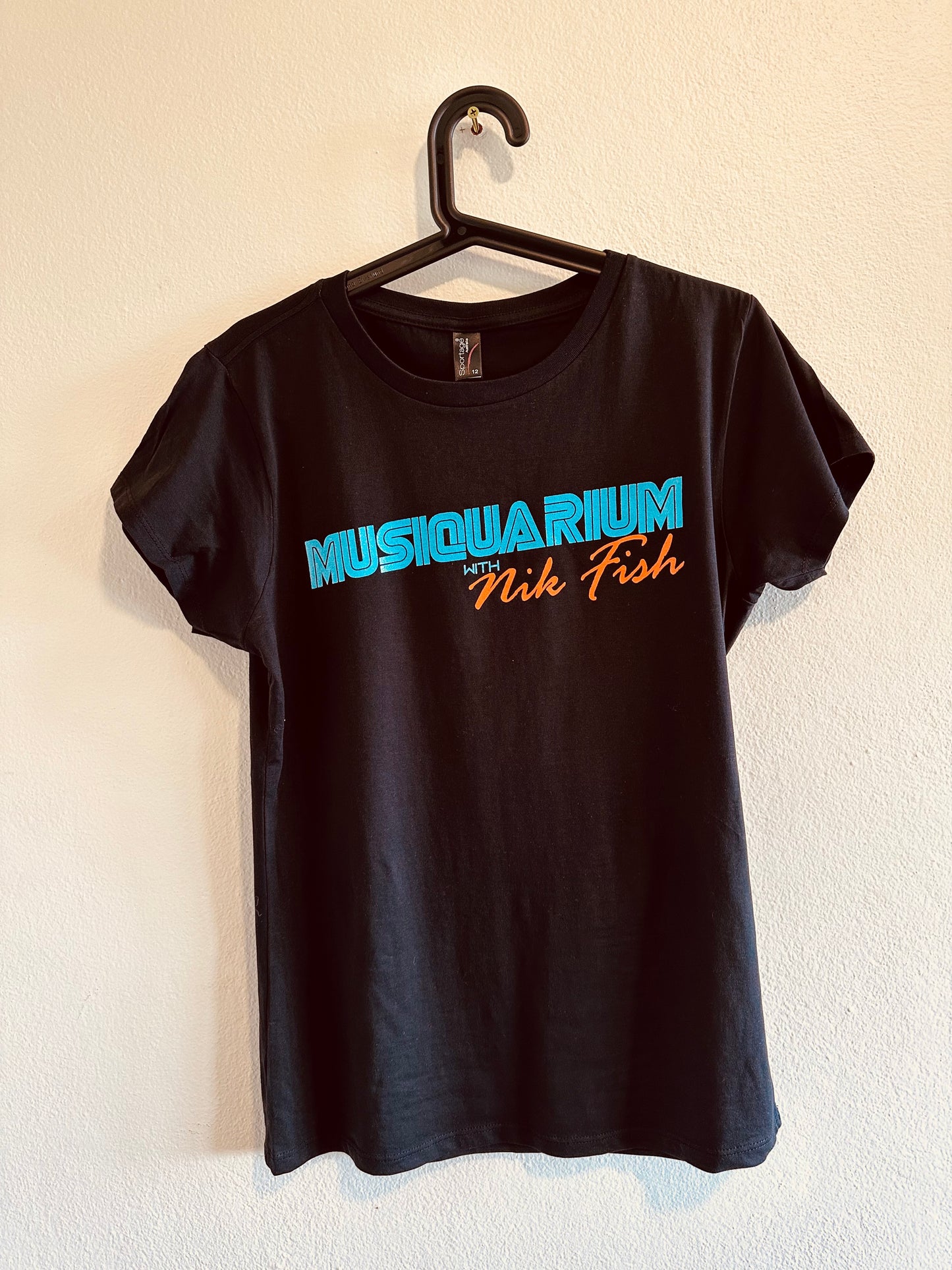 MUSIQUARIUM WITH NIK FISH ‘ORIGINAL CLASSIC’ T-SHIRT (WOMENS)